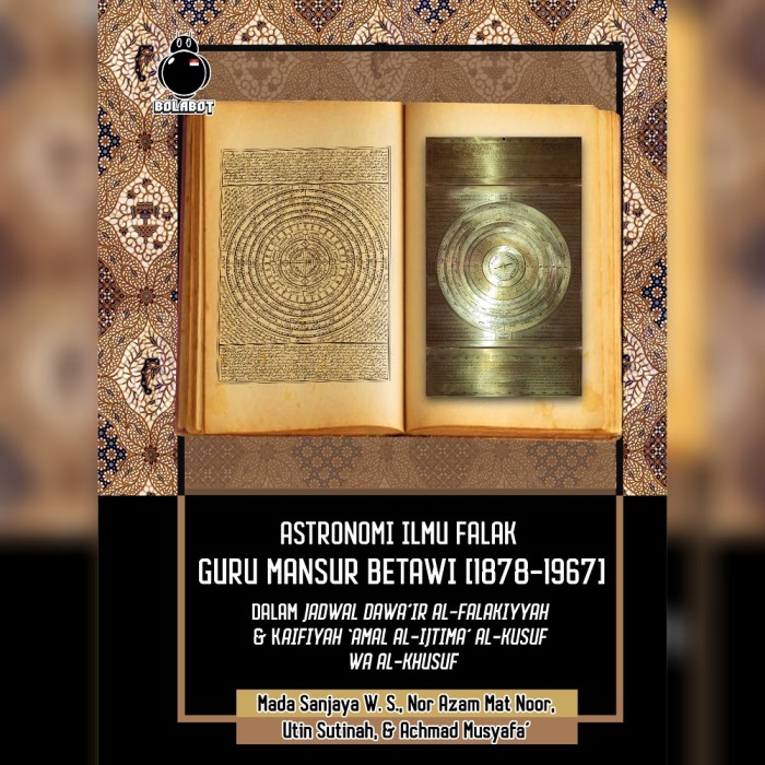 Astronomi ilmu falak guru mansur betawi (1878-1967) dalam jadwal dawa'ir al-falakiyyah dan kaifiyah 'amal al-ijtima' al-kusuf wa al-khusuf