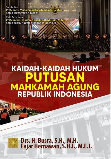 kaidah-kaidah hukum putusan mahkamah agung republik indonesia