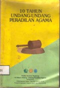 10 Tahun Undang-undang peradilan agama