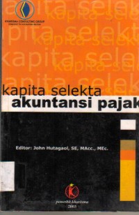 Kapita Selekta Akuntansi Pajak