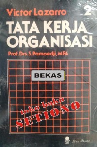 Tata Kerja Organisasi