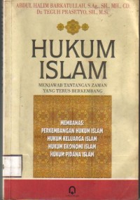 Hukum Islam menjawab tantangan jaman yang yang terus berkembang