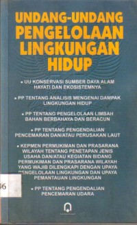 Undang-Undang Pengelolaan Lingkungan Hidup