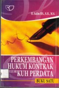 Perkembangan Hukum Kontrak di Luar KUH Perdata