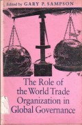 The Role of the World Trade Organization in Global Governance