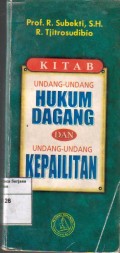 Kitab Undang-Undang Hukum Dagang dan Kepailitan