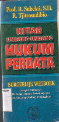 Kitab Undang-Undang Hukum Perdata