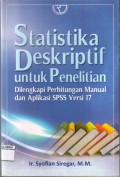 Statistika Deskriptif untuk penelitian