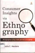 Consumer insights via Ethnography