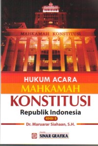 Hukum Acara Mahkamah Konstitusi Republik Indonesia