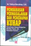 Pembahasan Permasalahan Dan Penerapan KUHAP