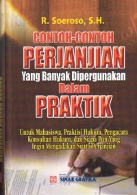 Contoh-Contoh Perjanjian Yang Banyak Dipergunakan Dalam Praktik