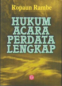 Hukum Acara Perdata Lengkap