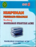 Himpunan Perundang-undangan tentang Mahkamah Syariyah Aceh