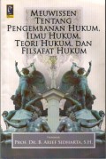 Meuwissen Tentang Pengembangan Hukum Ilmu Hukum Teori Hukum,dan Fisafat Hukum