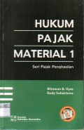 Hukum Pajak Material I