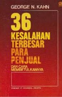 36 kesalahan terbesar para penjual dan cara membetulkannya