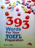 393 Words for your TOEFL preparation