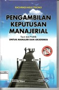 Pengambilan Keputusan Manajerial