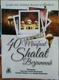 40 manfaat shalat berjamaah