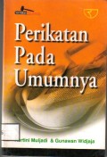 Perikatan Pada Umumnya