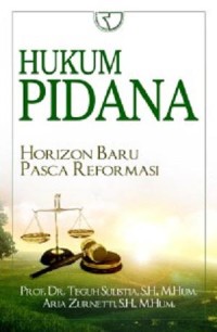 Hukum pidana : horizon baru pasca reformasi
