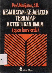 Kejahatan-kejahatan terhadap ketertiban umum (Open bare orde)