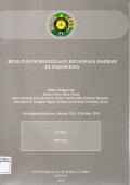 Kualitas Pengelolaan Keuangan Daerah Di Indonesia