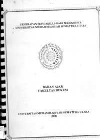 Penerapan soft skills bagi Mahasiswa Universitas Muhammadiyah Sumatera Utara