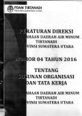 Peraturan Direksi Perusahaan Daerah Air Minum Tirtanadi Provisi Sumatera Utara