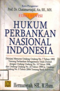 Hukum perbankan nasional Indonesia