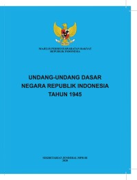 Undang Undang Dasar Negara Republlik Indonesia Tahun 1945