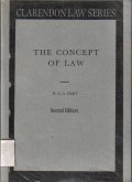 Clarendon Law Series the Concept of Law