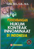 Perkembangan Hukum Kontrak Innominaat Di Indonesia