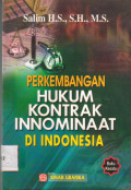 Perkembangan hukum kontrak innominat di Indonesia