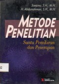 Metodea Penelitian suatu pemikiran dan Penerapan