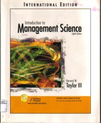 Introduction To Management Science