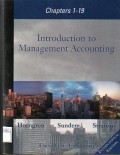 Introduction to Management Accounting