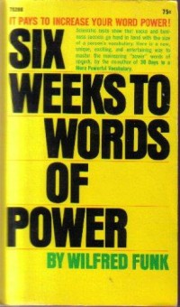 Six weeks to words of power