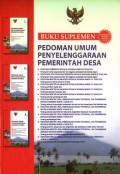 Buku Supelmen : Pedoman Umum Penyelenggaraan Pemerintah Desa