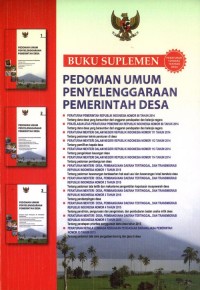 Buku Supelmen : Pedoman Umum Penyelenggaraan Pemerintah Desa