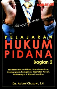 Pelajaran Hukum Pidana : Bagian 2