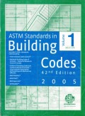 ASTM standards in building codes : specifications, test methods, practices, classifications, terminology.