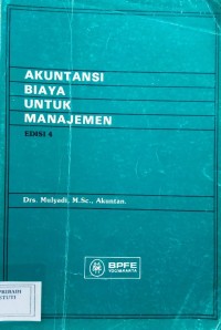 Akuntansi untuk biaya manajemen
