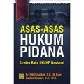 Asas-Asas Hukum Pidana Uraian  Buku I KUHP Nasional