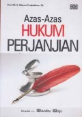 Azas- Azas Hukum Perjanjian