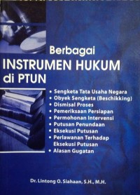 Berbagai instrumen hukum di PTUN
