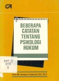 Beberapa Catatan Tentang Psikologi Hukum