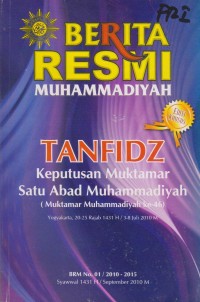 Berita resmi muhammadiyah tanfidz