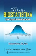 Buku Ajar Biostatistika Aplikasi Pada Penelitian Kesehatan